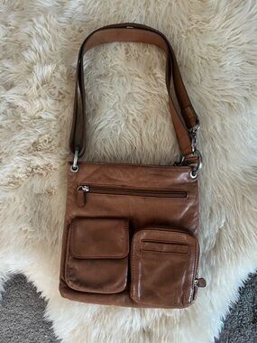 Vintage 70s 80s Clark’s leather purse